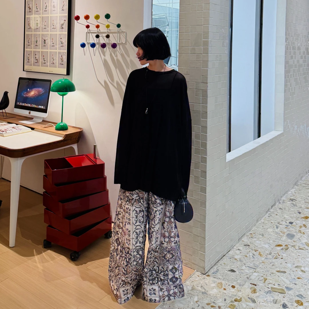 S.SHUi小众设计师款买手系列苎麻休闲裤