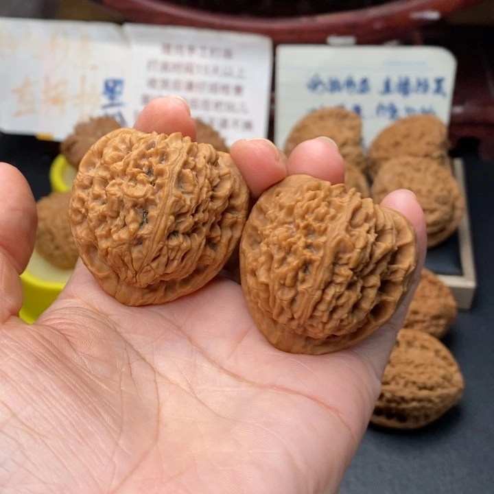 吊坠文玩核桃独**涯正三角强迫症41尺0787