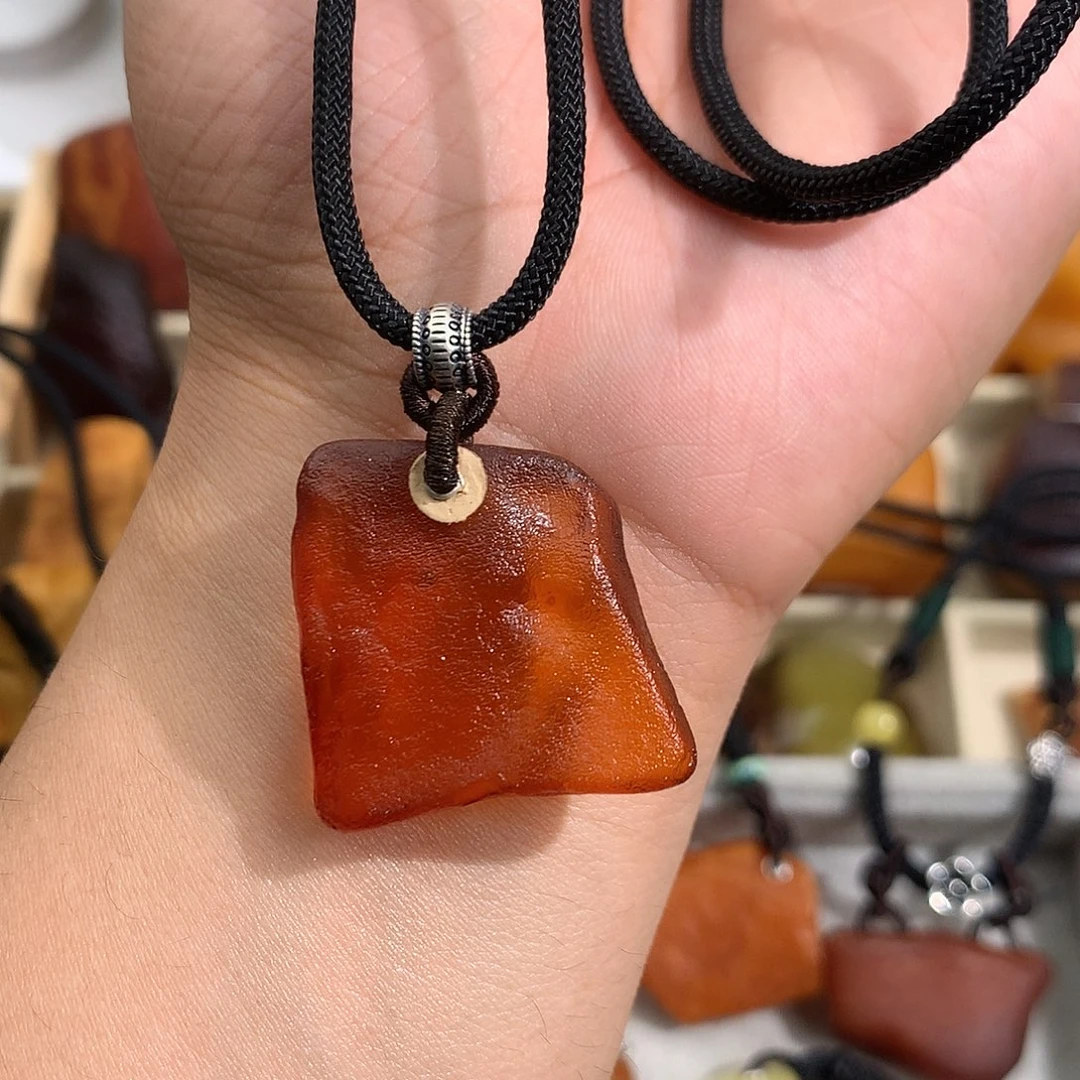 蜜蜡裸石未镶嵌你