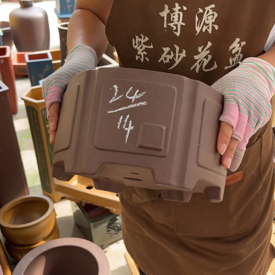 紫砂花盆盆景艺术