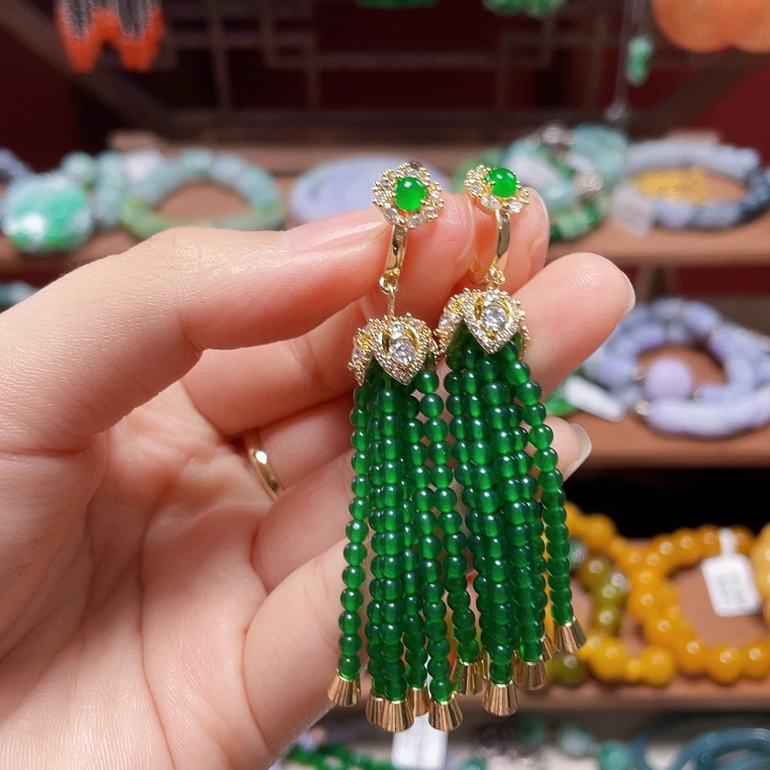 翡翠未镶嵌手链饰品