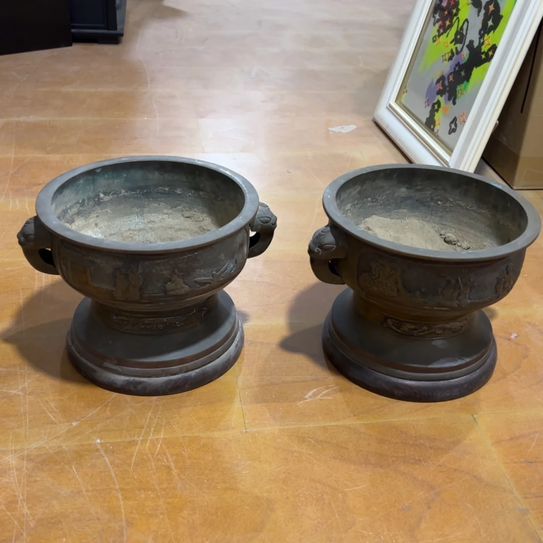 绘画d**大屏风框画茶空间设计