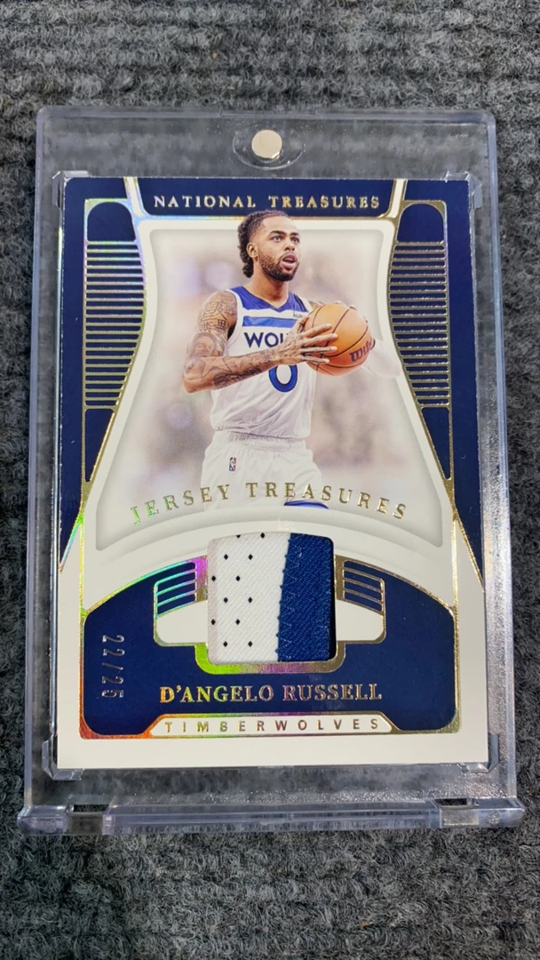 拉塞尔 国宝25编 patch暴力切割物料 球员亲穿 保真 正版球星卡