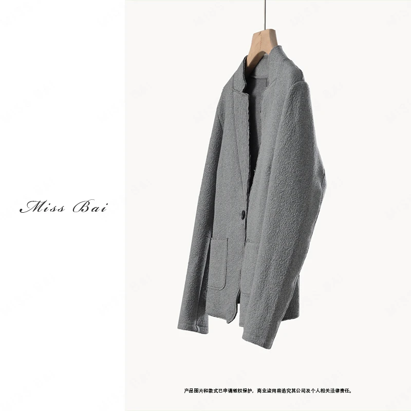 YIWEN-【舍得】亲肤柔软一粒扣休闲西装外套WT1625