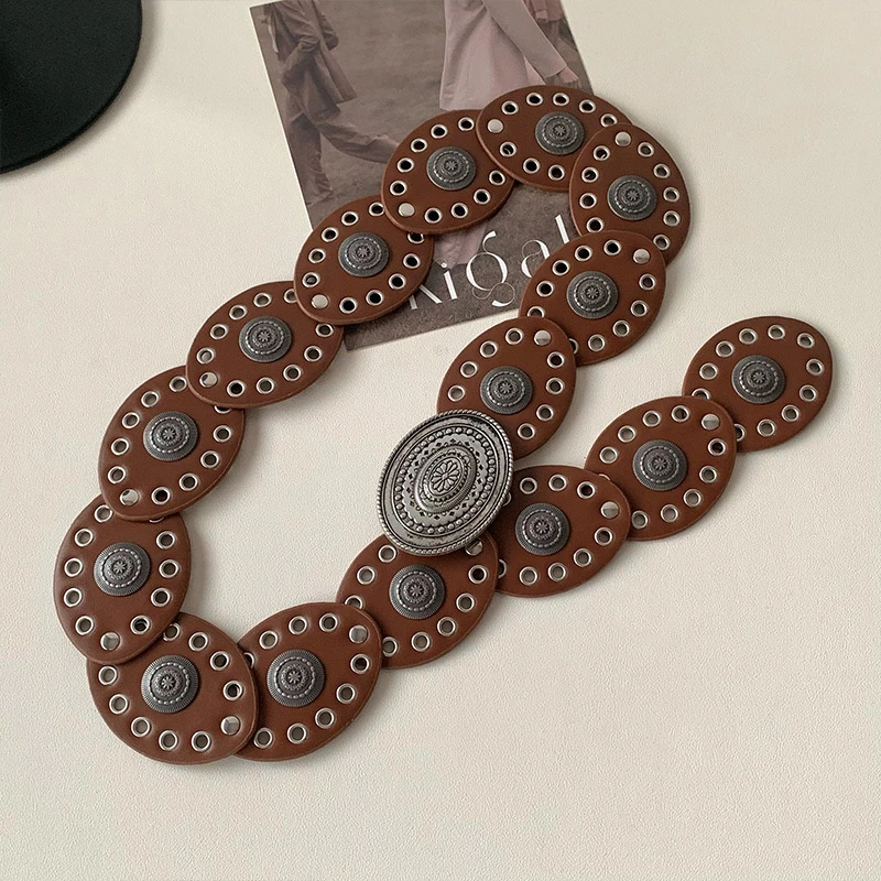 设计师搭配周边HZHJ高定设计师腰带皮带ins0时尚收腰