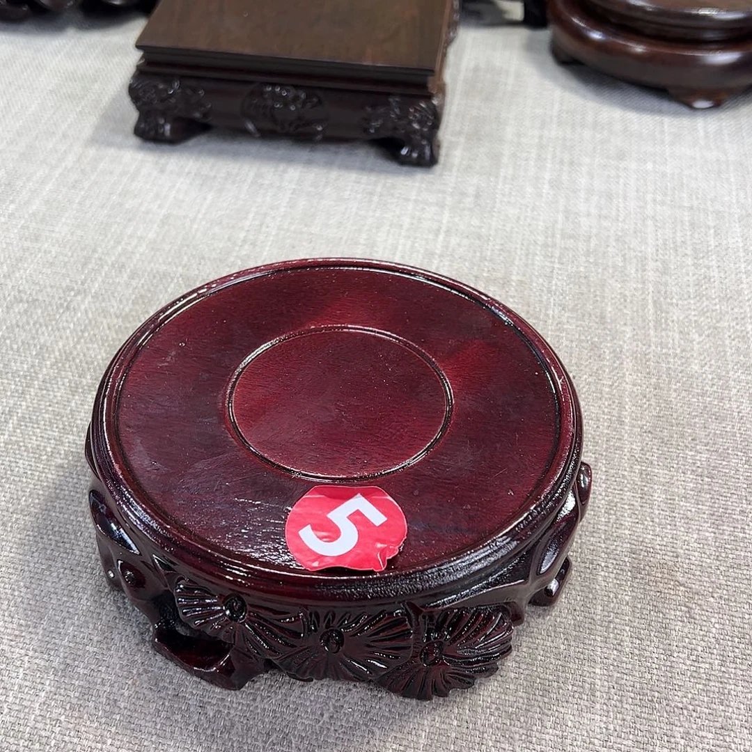 红木底座精雕工艺品