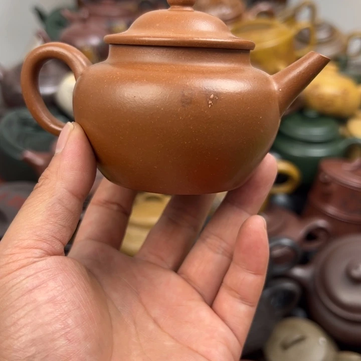 茶壶紫砂紫砂壶壶身花泥