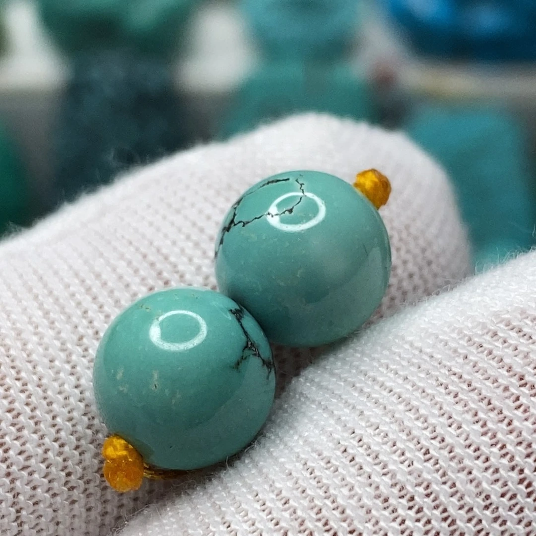 绿松石未镶嵌天然原矿 地大质检