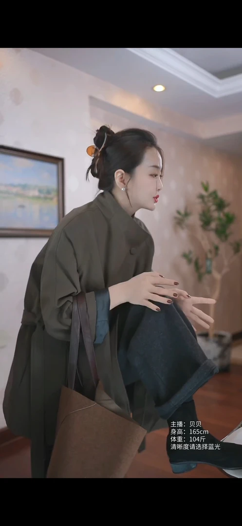 冬季新款英伦风显瘦百搭羽绒皮衣风衣外套