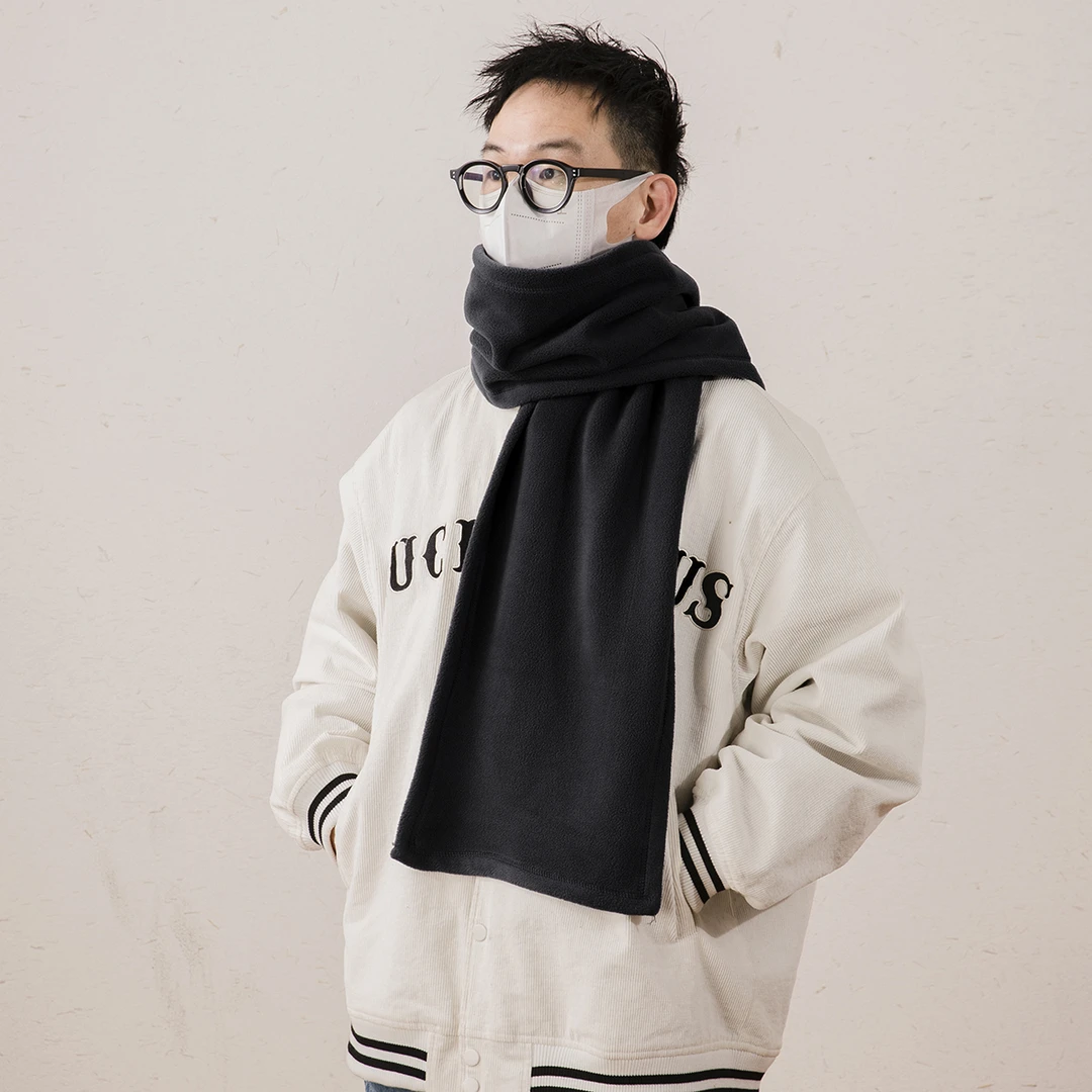 冬季时尚情侣简约保暖长款百搭潮流LUCIFEROUS日系针织围巾 S118