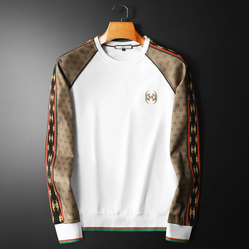 库约内姆KOYENEMAL潮牌刺绣字母长袖卫衣新款秋季男士圆领