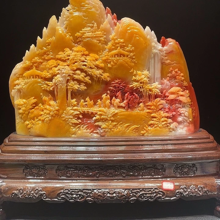 N***n寿山石寿山石雕刻艺术品