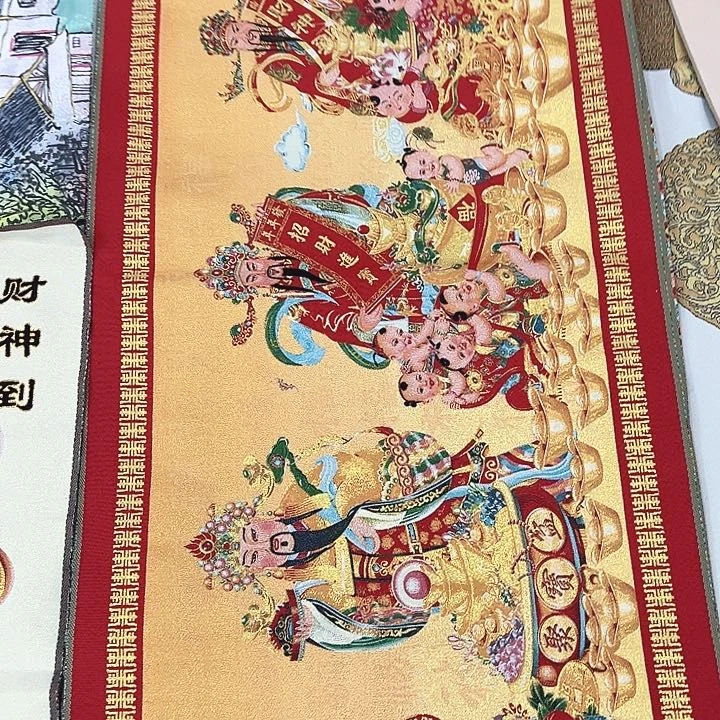 国画新年快乐纯手绘纯手工
