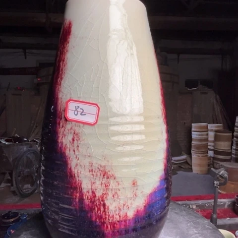 乐*?牛家钧窑牛自恒老师钧瓷瓶