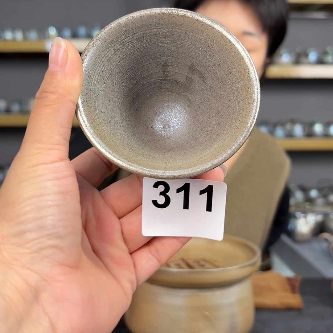 坭兴陶柴烧全手工原矿泥料杯80毫升