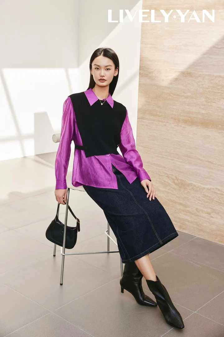 LIVELY.YAN【店铺同款】牛仔半裙