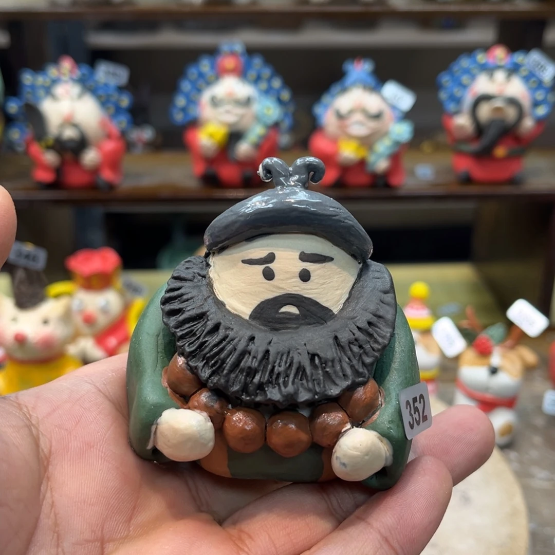 摆件纯手工抽象陶瓷摆件352