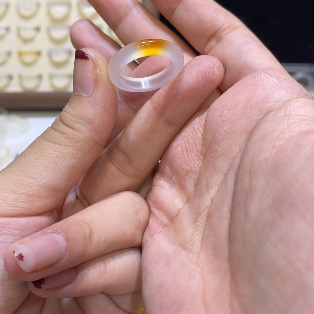玛瑙/玉髓合金戒指66号港15