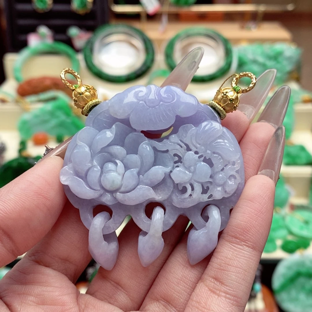 颈饰未镶嵌翡翠翡翠吊坠