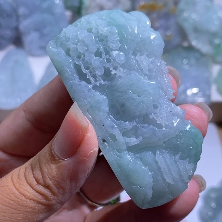 【闪购商品】翡翠挂件未镶嵌山水