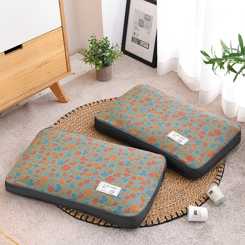 Z 全棉纯棉双层纱荞麦枕百福护颈枕成人家用枕芯2025新款四叶草