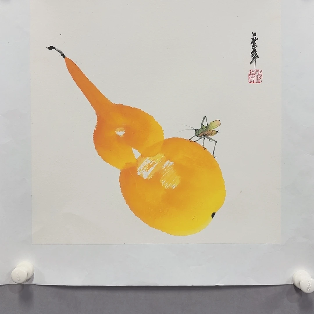 国画亲笔手绘放心去藏