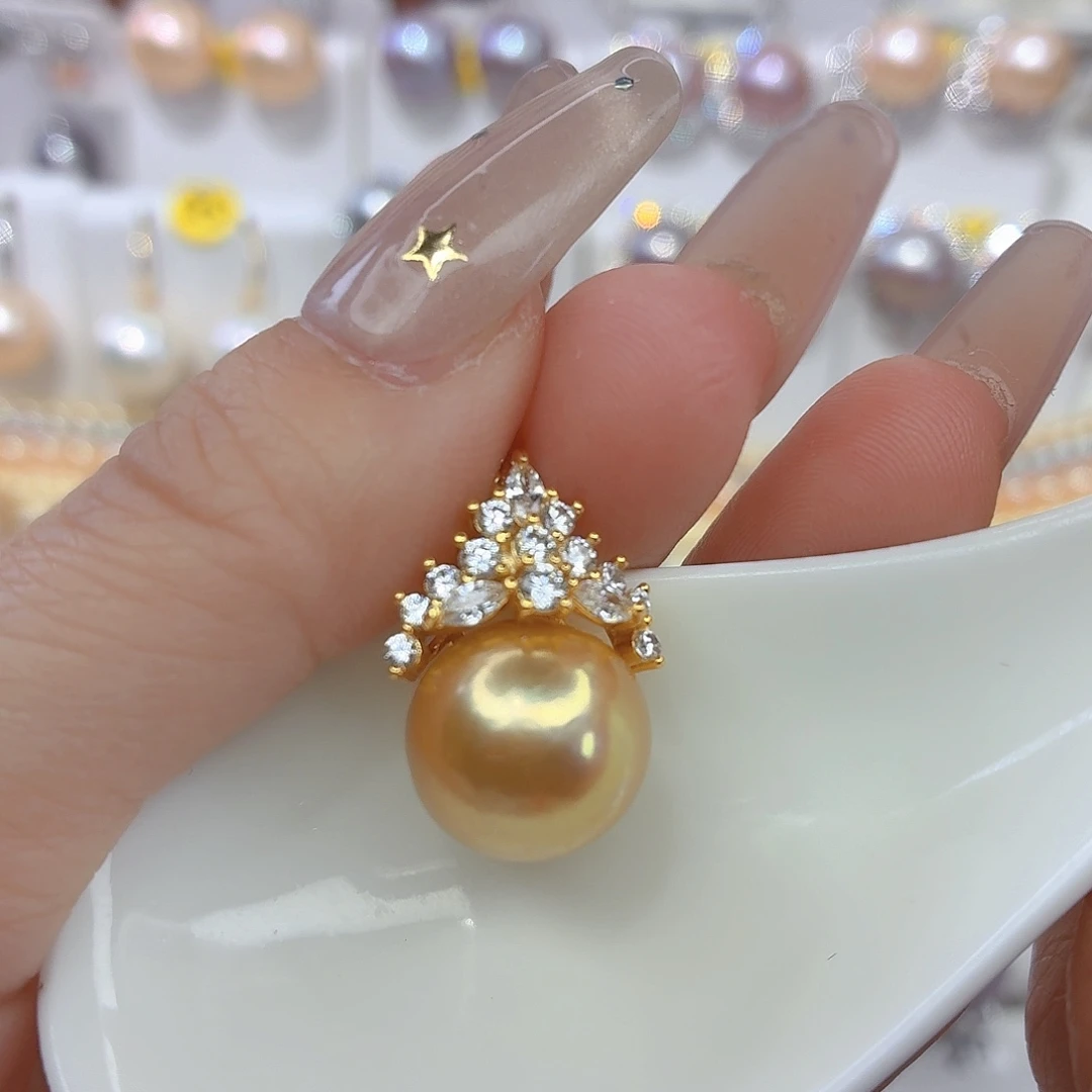 颈饰合金淡水珍珠