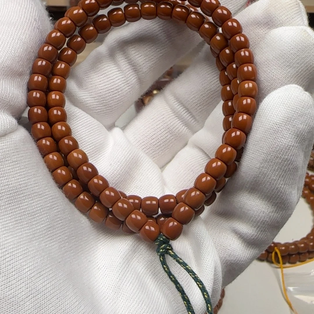 橄榄核手串老挝长串极限弧爆红5.7mm