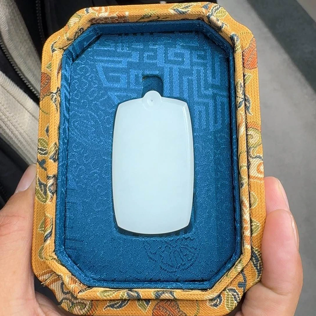 和田玉无事牌未镶嵌28刘洋