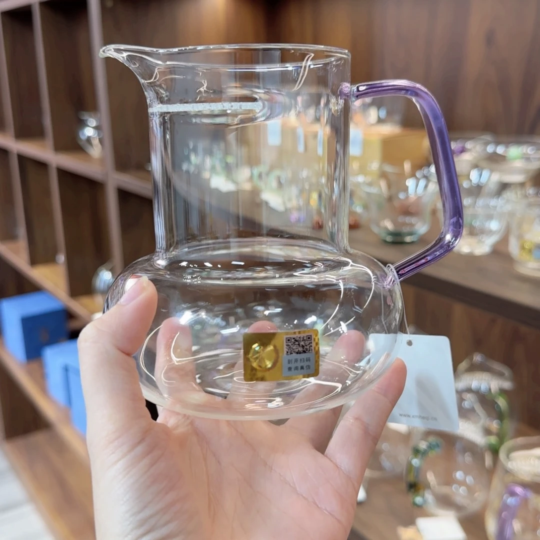 禾器双恒煮茶器浅紫色。。。