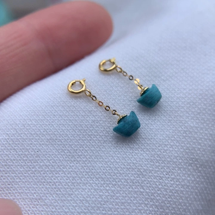 绿松石绿松石配饰18K金镶嵌