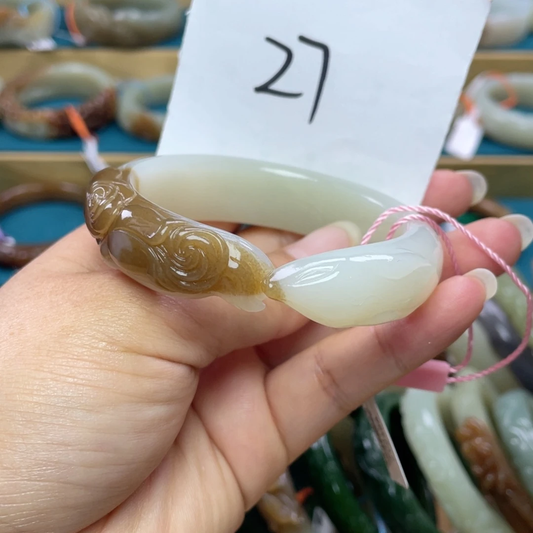 未镶嵌手镯和田玉圈口56