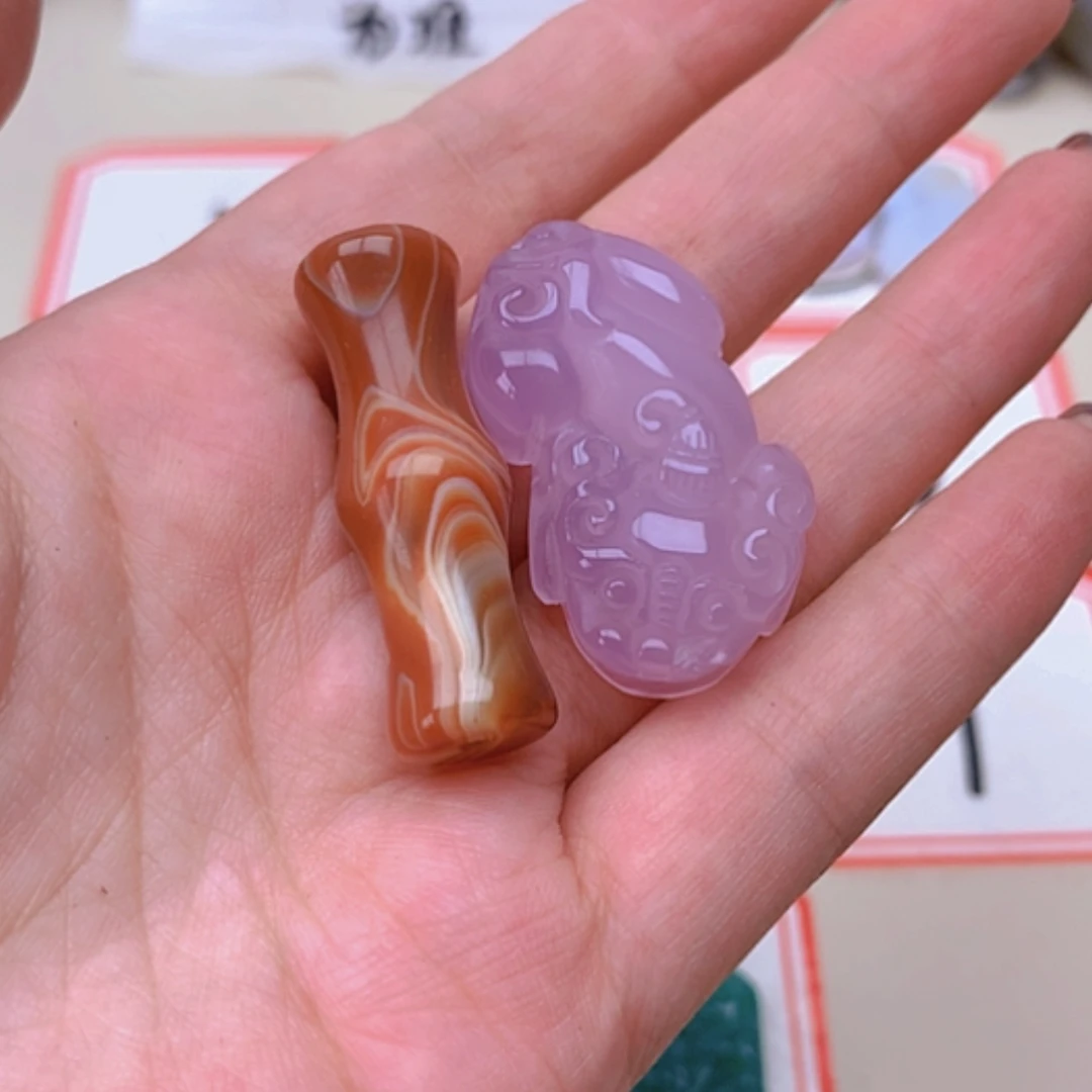 【闪购商品】玛瑙/玉髓未镶嵌珠宝半成品宝***包