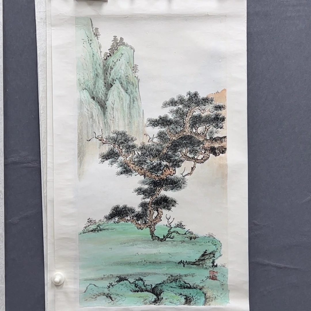 国画李文军两平尺山水