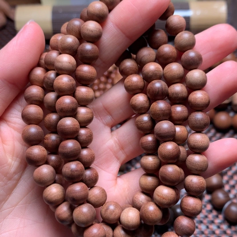 【闪购商品】檀香木手串/手链0.8*108树头处理价