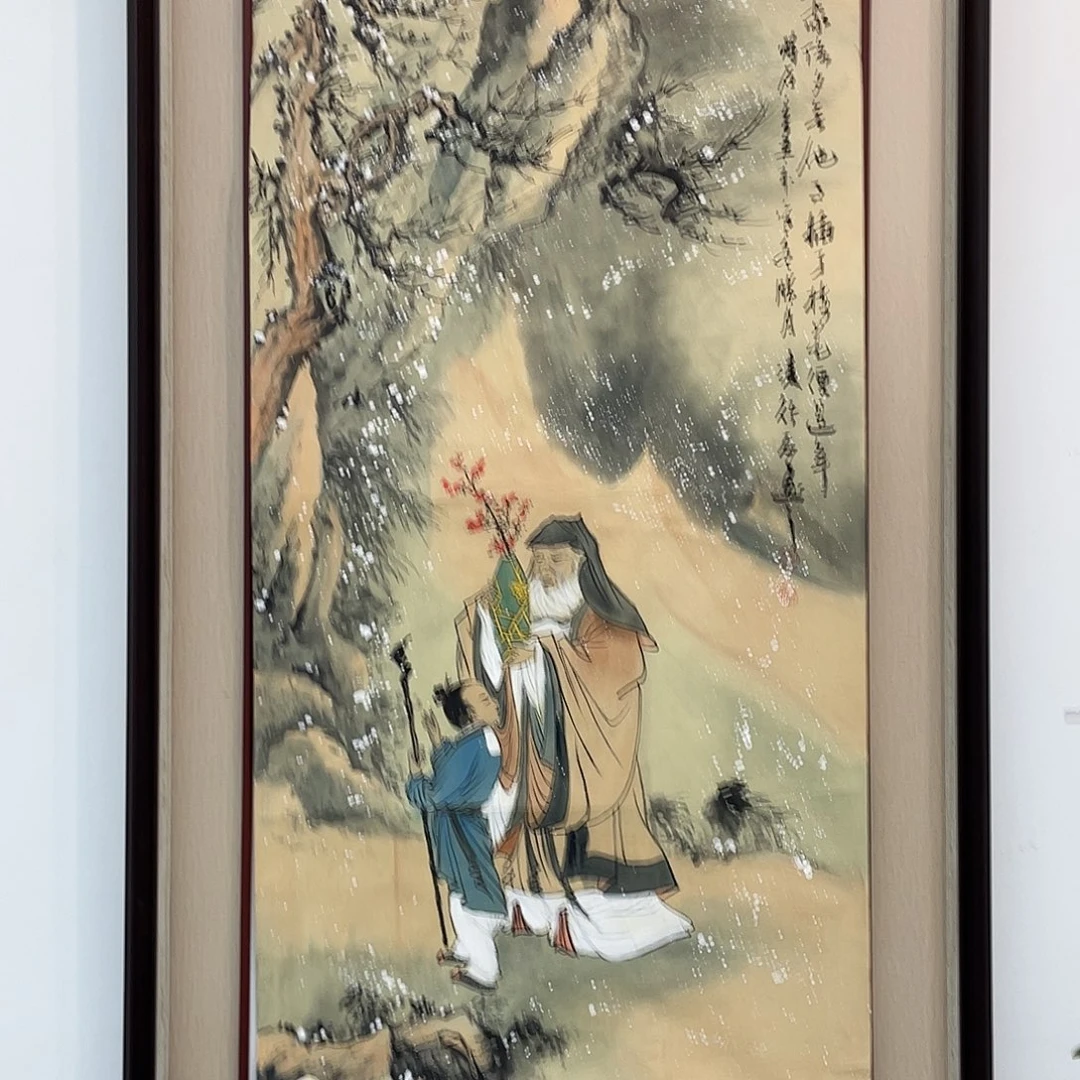 国画凌行志手绘作品