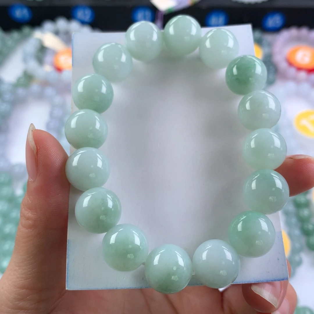 翡翠未镶嵌手链卡13