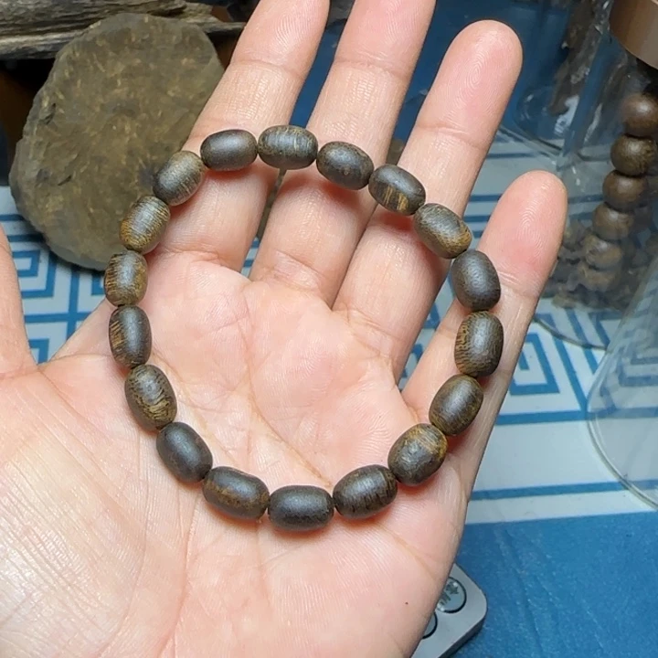 魔***师木质沉水绿奇陆河瘤疤珠6克