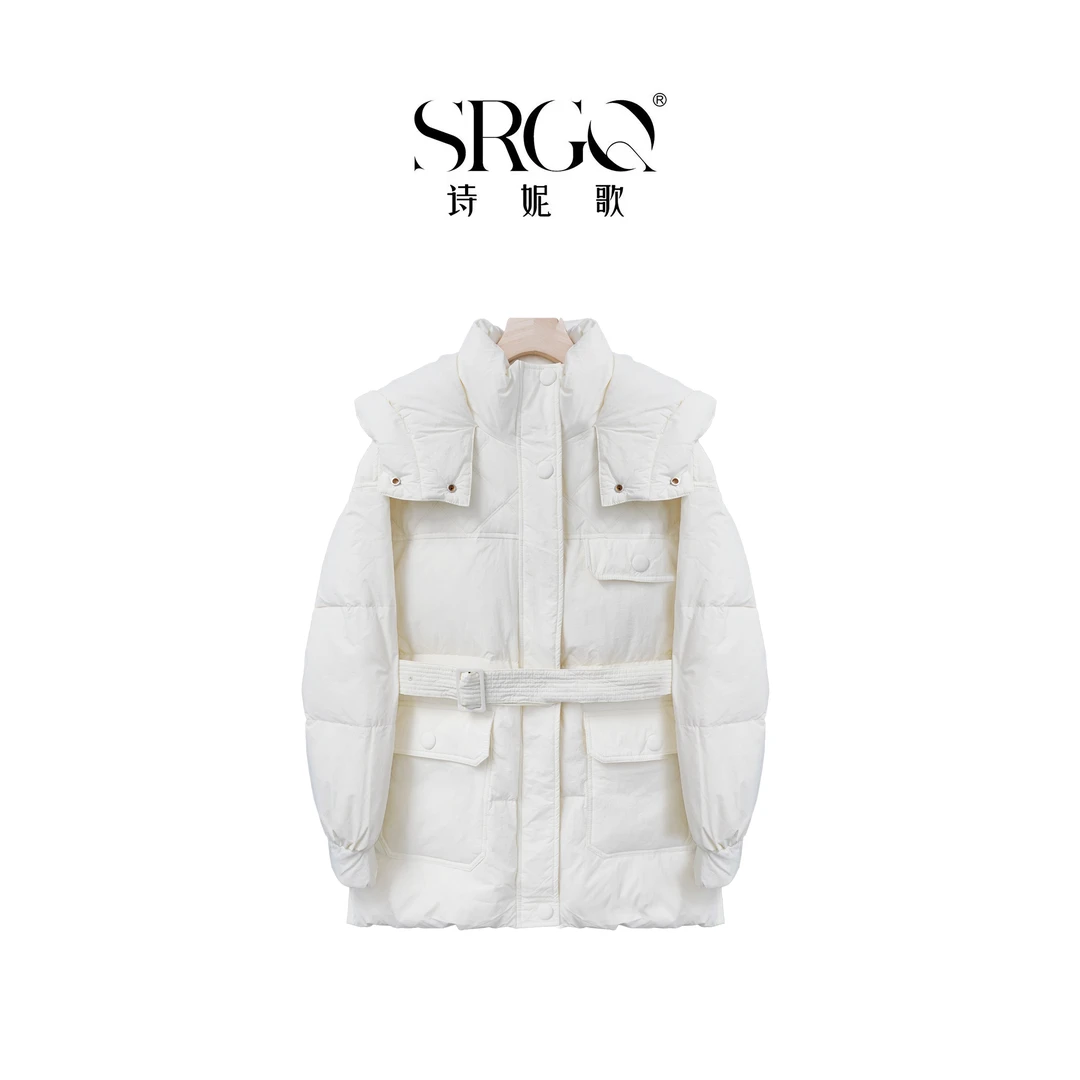 诗妮歌25新年高定 | 【梦里雾屿】泡芙感加厚中长款外套冬季御寒