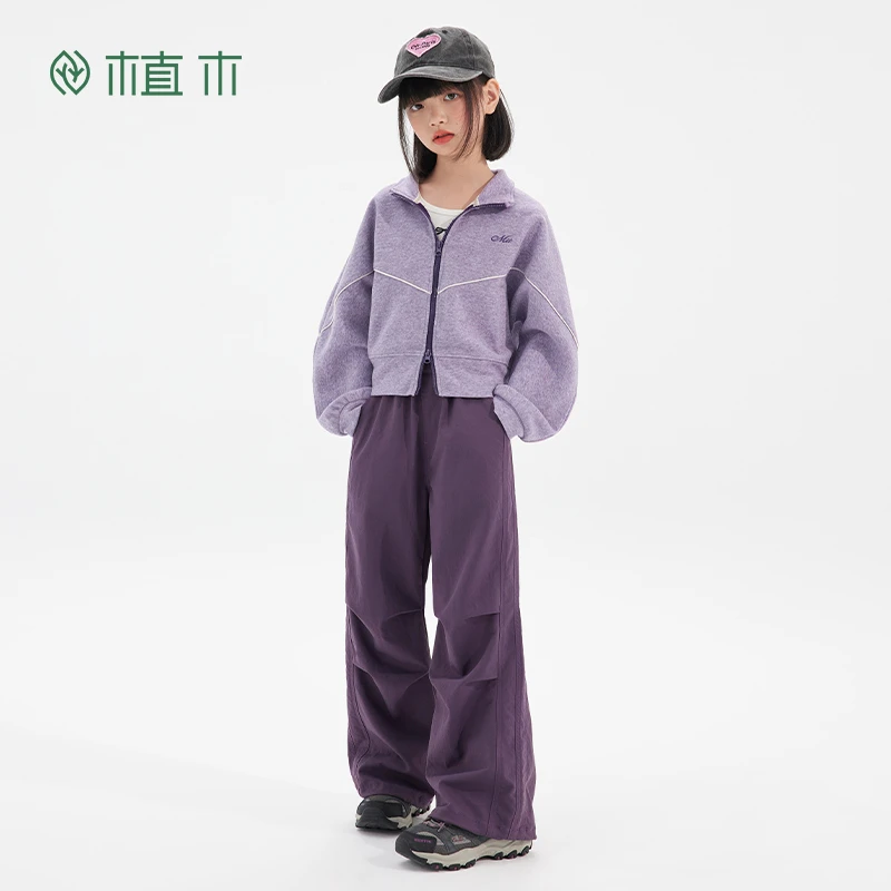 【会员上新价】植木童装 儿童外套中大童卫衣开衫休闲外套女童外套
