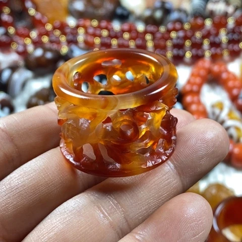 玛瑙/玉髓未镶嵌挂件