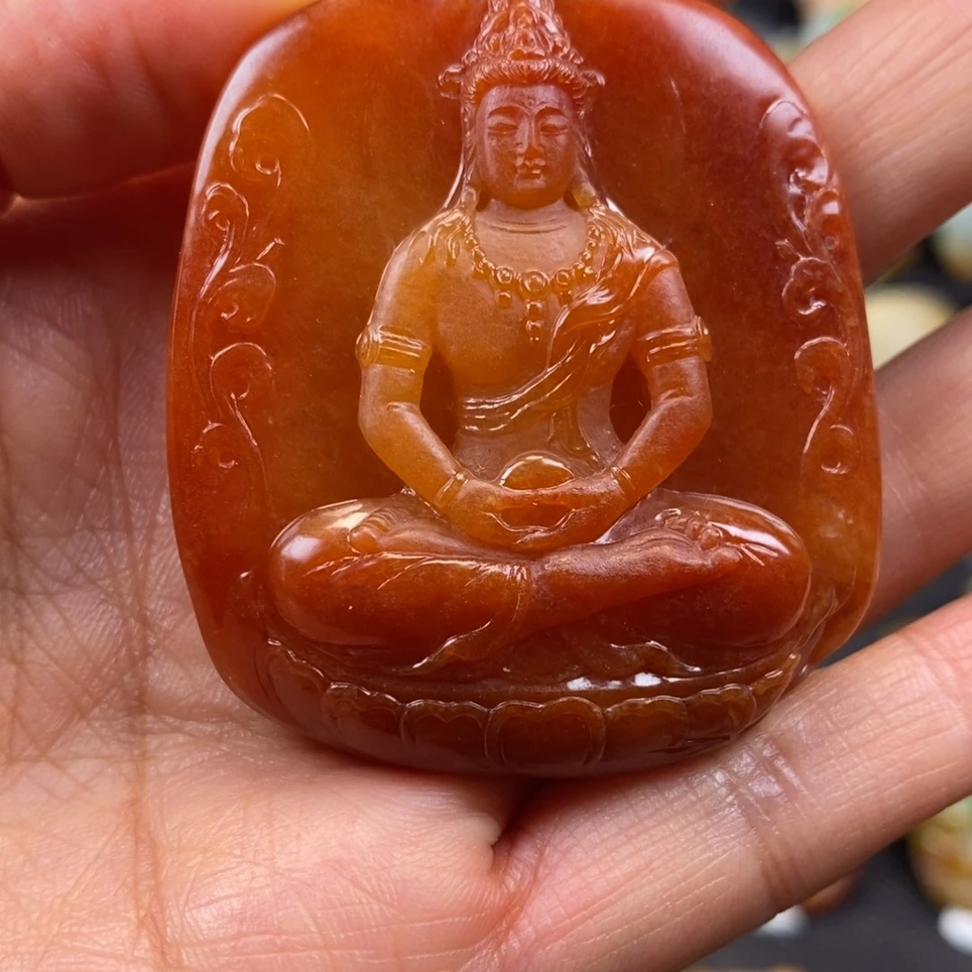 日****翡翠挂件未镶嵌天然翡翠A货