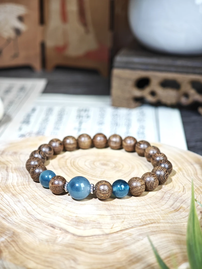 非金属木质手镯 #03/灯下手作新春福利/金丝檀木手串