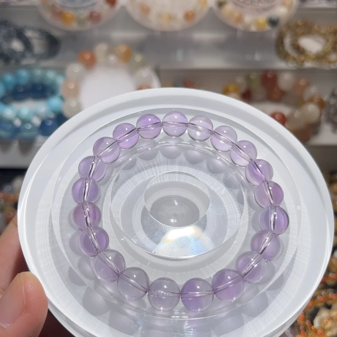 水晶未镶嵌手链紫水晶