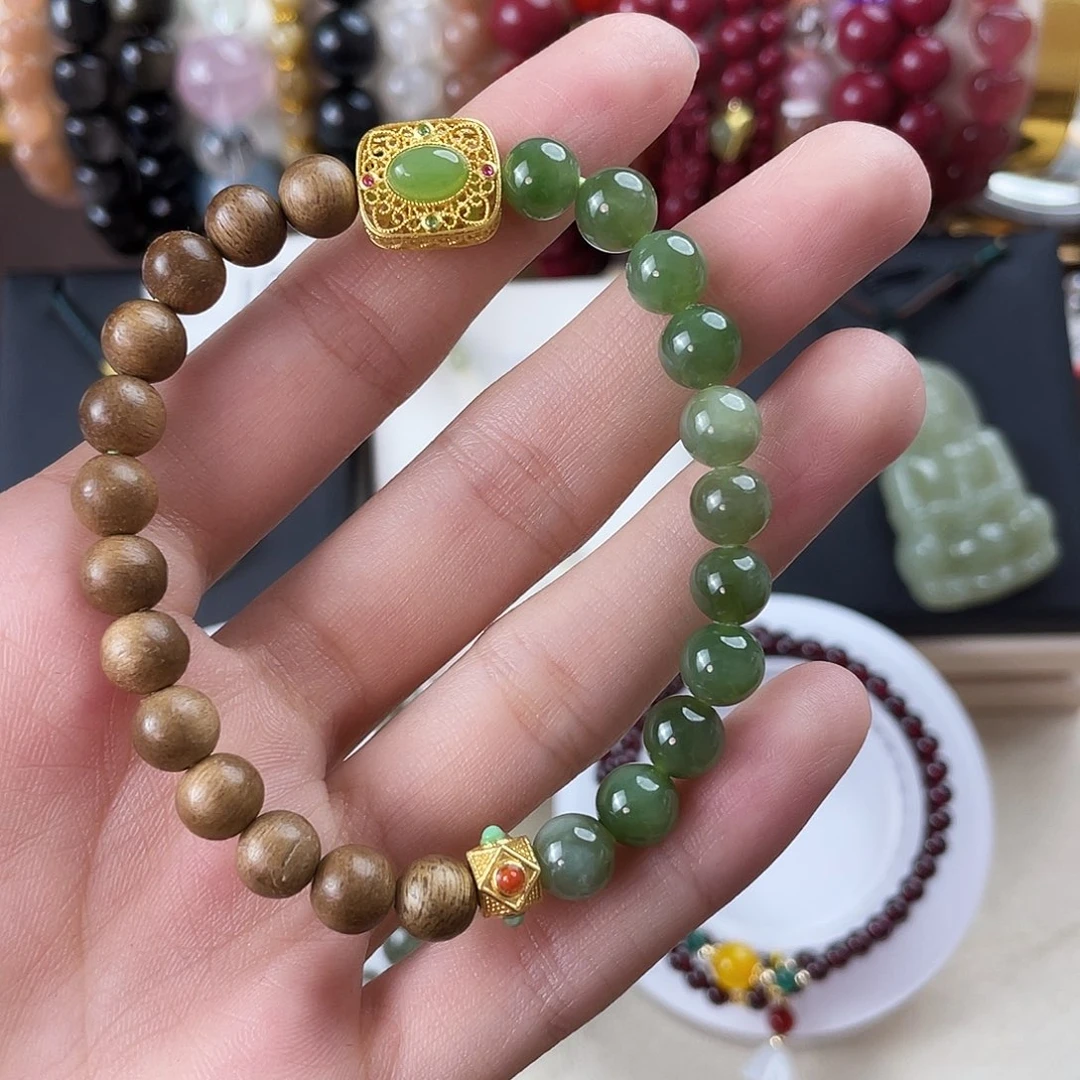 未镶嵌手链和田玉（糖玉）