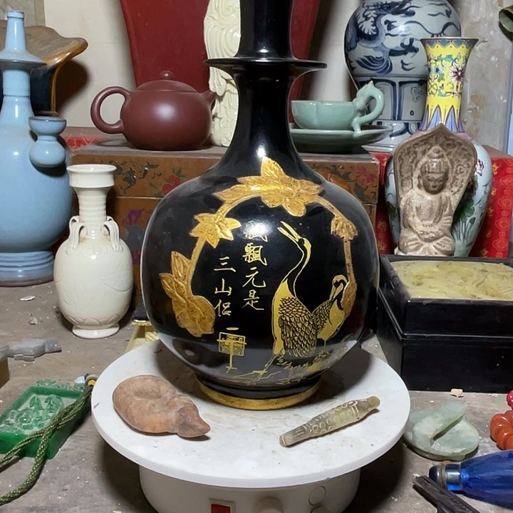 瓷片青花瓷器手工制作