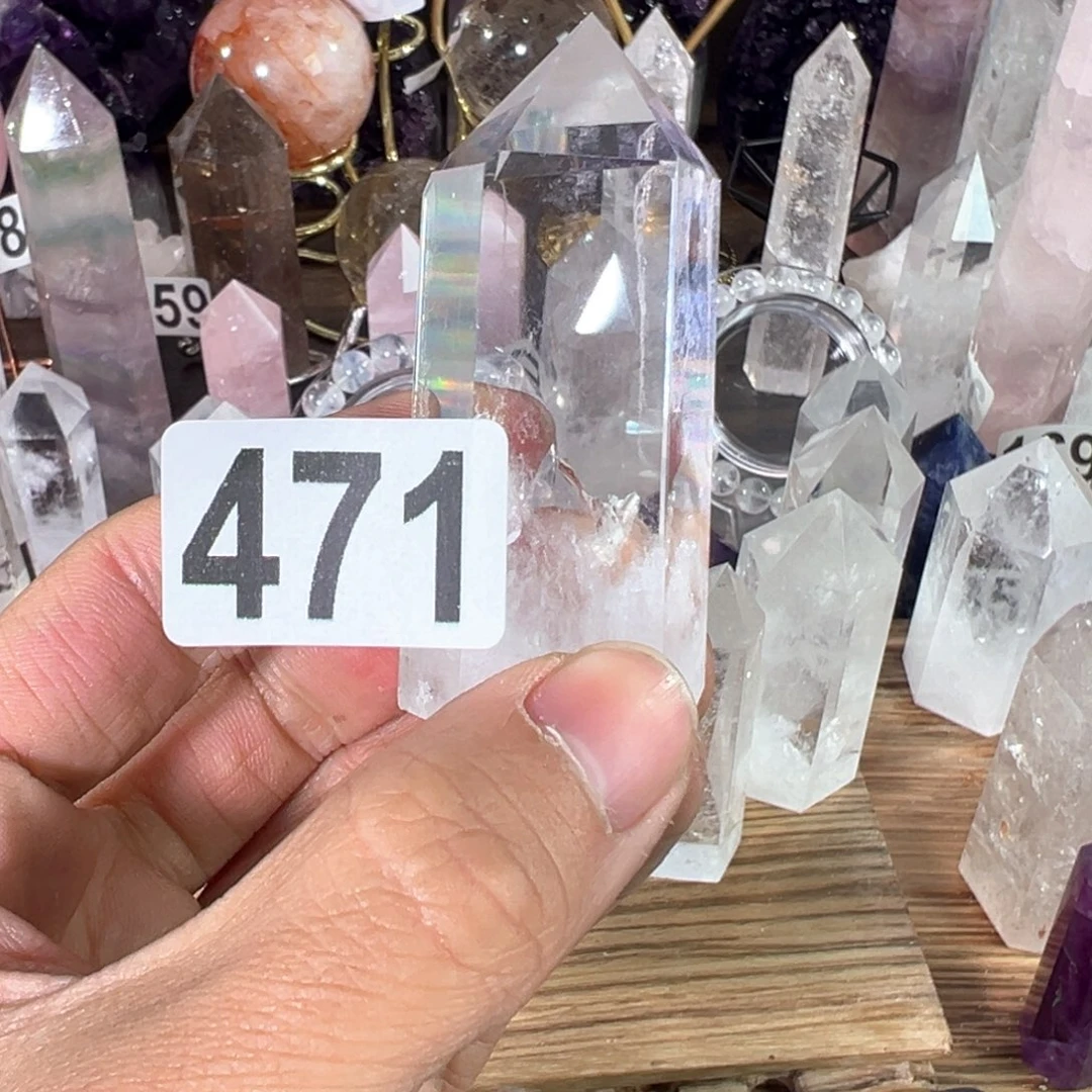 水晶天然水晶，默认微瑕未镶嵌