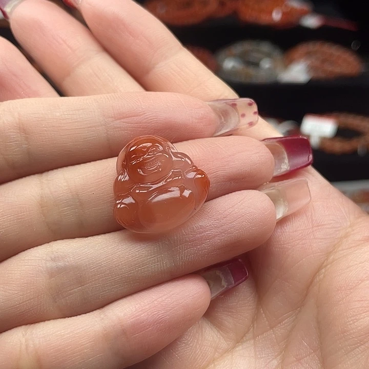 南红玛瑙未镶嵌颈饰