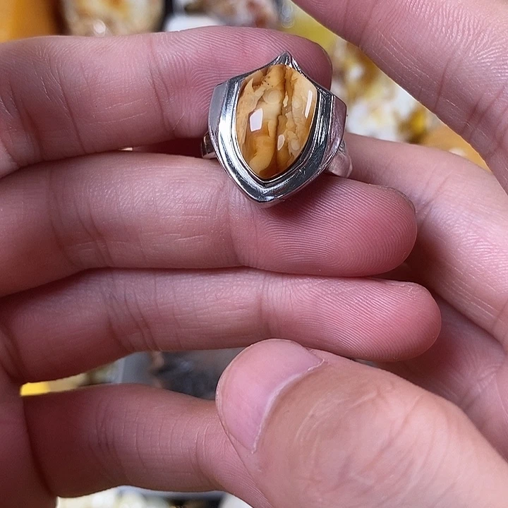 未镶嵌琥珀裸石我