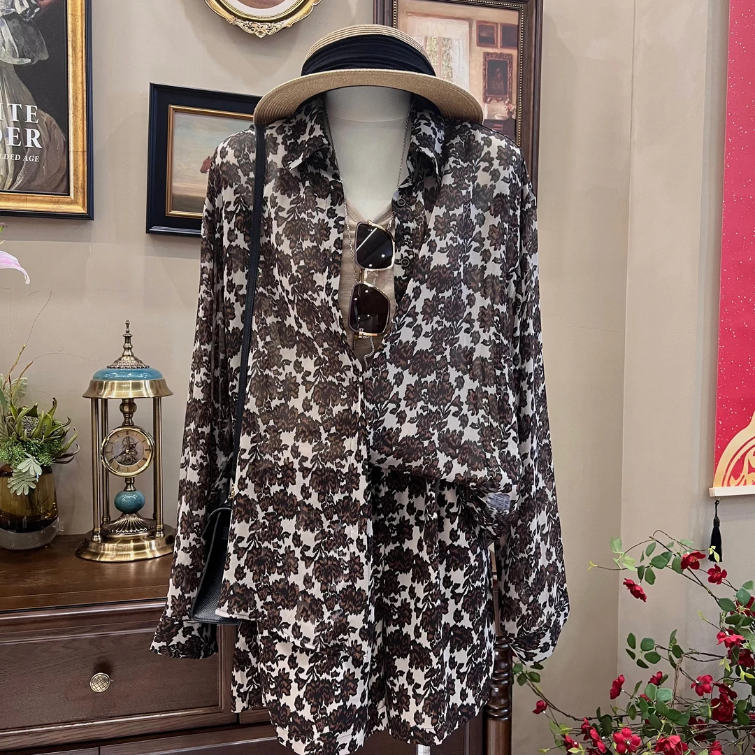 LMXPPJ【馥郁拿铁】2025夏季时尚百搭休闲显瘦气质碎花套装MX181